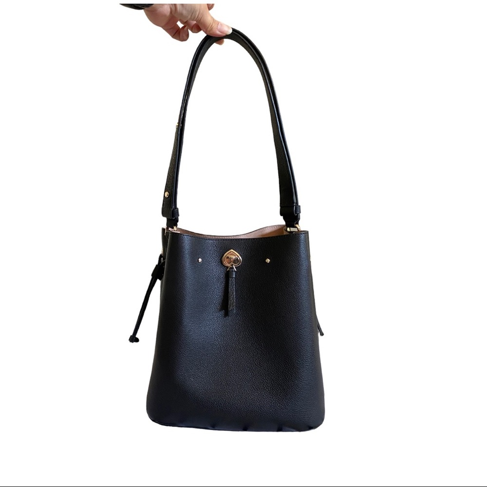 KATE SPADE NEW YORK- Marti Large Bucket Bag Black